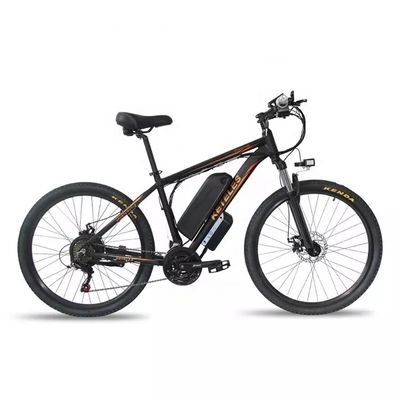 48V 18Ah แบตเตอรี่ลิธีโอจักรยานไฟฟ้า Mountain Bike 250W มอเตอร์ 26 นิ้ว E-Bike EU Warehouse