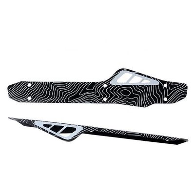 คุณภาพ  MTB Bicycle Frame Chain Guard Protector in Black 26x6.3x0.07cm for Cycling and Bikes โรงงาน