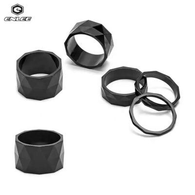 ความแข็งแกร่งสูง สายไฟเบอร์คาร์บอน จักรยานภูเขา Stem Spacers ความสูง 3/5/10/15/20mm