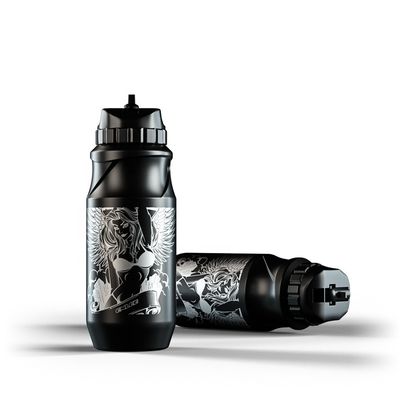 อาหารเกรดซิลิโคนหลายสี ขวดจักรยาน 215 * 80 * 80 มม ความจุ 650ML ออกกําลังกาย