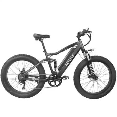 48V 250W มอเตอร์ไฟฟ้า Mountain Bike ด้วยแบตเตอรี่ลิธีอุตสาหกรรม 10AH และแบตเตอรี่อินเทกรีต