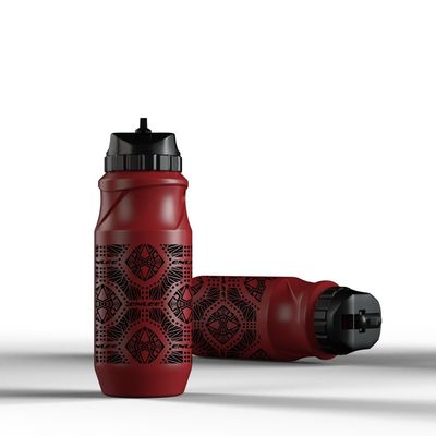 อาหารเกรดซิลิโคนหลายสี ขวดจักรยาน 215 * 80 * 80 มม ความจุ 650ML ออกกําลังกาย