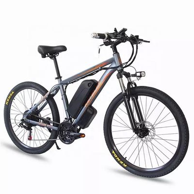 48V 18Ah แบตเตอรี่ลิธีโอจักรยานไฟฟ้า Mountain Bike 250W มอเตอร์ 26 นิ้ว E-Bike EU Warehouse