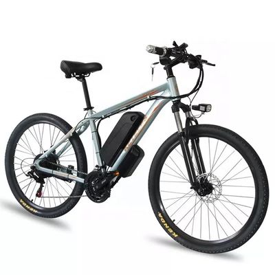 48V 18Ah แบตเตอรี่ลิธีโอจักรยานไฟฟ้า Mountain Bike 250W มอเตอร์ 26 นิ้ว E-Bike EU Warehouse