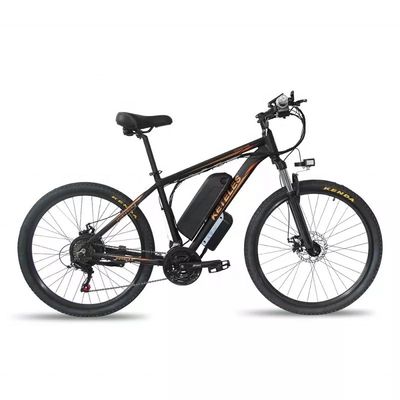 48V 18Ah แบตเตอรี่ลิธีโอจักรยานไฟฟ้า Mountain Bike 250W มอเตอร์ 26 นิ้ว E-Bike EU Warehouse