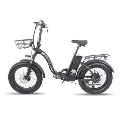 15AH แบตเตอรี่ลิเดียม จักรยานไฟฟ้าพับ EU Warehouse Dropshipping ด้วยมอเตอร์ 250W
