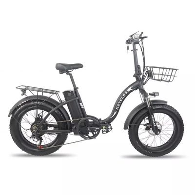 15AH แบตเตอรี่ลิเดียม จักรยานไฟฟ้าพับ EU Warehouse Dropshipping ด้วยมอเตอร์ 250W