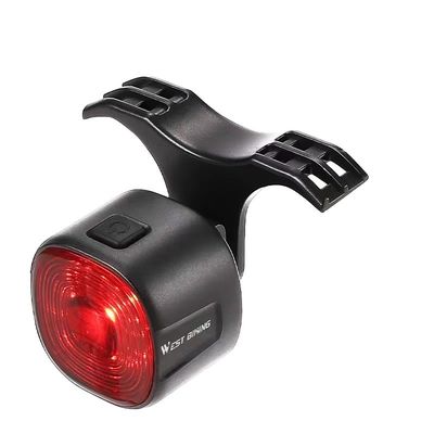33*30*33mm WEST BIKING ไฟเบรคจักรยานที่มีไฟ LED สัญญาณหันและการชาร์จประเภท C