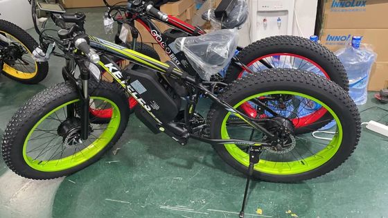 EU Warehouse Disc Brake 72V 2000W มอเตอร์หลังคู่ 23AH แบตเตอรี่ลิตยูม 26&quot;x4.0&quot; ไฟท์ไนด์จักรยานไฟฟ้า