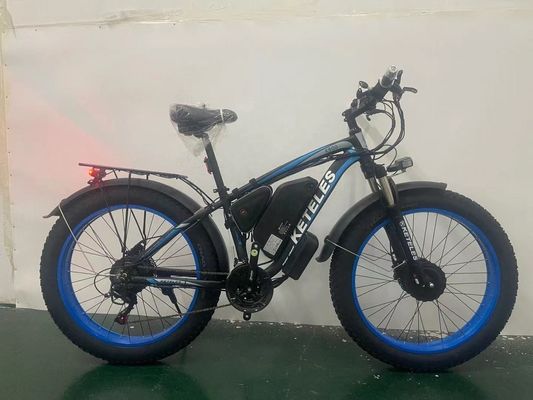 EU Warehouse Disc Brake 72V 2000W มอเตอร์หลังคู่ 23AH แบตเตอรี่ลิตยูม 26&quot;x4.0&quot; ไฟท์ไนด์จักรยานไฟฟ้า