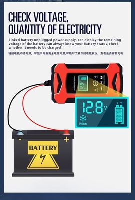 เครื่องทดสอบแบตเตอรี่ จอ LCD สี สําหรับจักรยานยนต์ รถยนต์ SUV รถบรรทุก