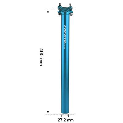 27.2/30.9/31.6*400mm อลูมิเนียม Double Nail Straight Pipe สําหรับท่อที่นั่งจักรยานภูเขา