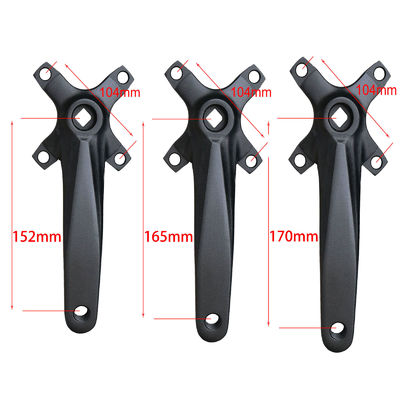 กลมขับจักรยาน 104BCD 152mm กลมขับ/แผ่น 32/34/36/38t สีดํา/น้ําเงิน/เขียว/แดง