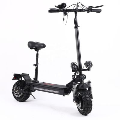 1200W มอเตอร์ Off-road E-Wheel Scooter สําหรับผู้ใหญ่ การออกแบบพับและแบตเตอรี่ลิเดียม