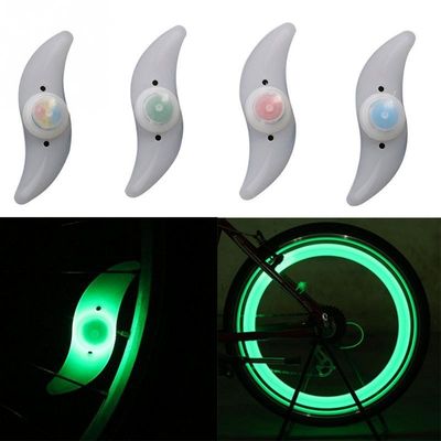 1 x แบตเตอรี่ปุ่มจูง JWA สีซิลิโคน Bike Light Frame สําหรับจักรยานสีสันและสนุก