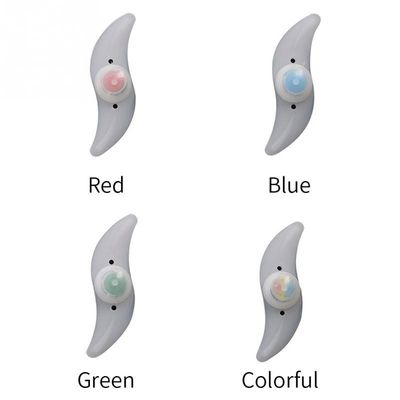 1 x แบตเตอรี่ปุ่มจูง JWA สีซิลิโคน Bike Light Frame สําหรับจักรยานสีสันและสนุก
