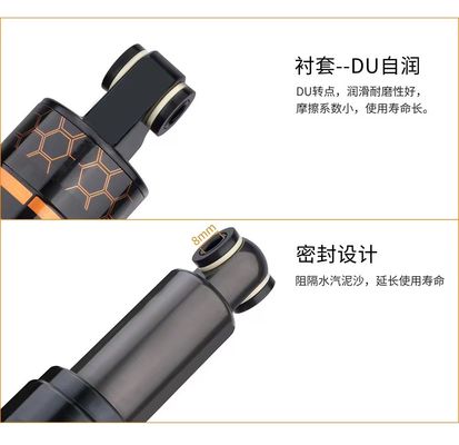 MEROCA MTB รถยนต์ MTB รถรับกระแทกหลัง 125/150/165/190mm 750/850/1000LBS ลายน้ํามันสําหรับจักรยานภูเขา