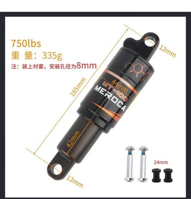 MEROCA MTB รถยนต์ MTB รถรับกระแทกหลัง 125/150/165/190mm 750/850/1000LBS ลายน้ํามันสําหรับจักรยานภูเขา