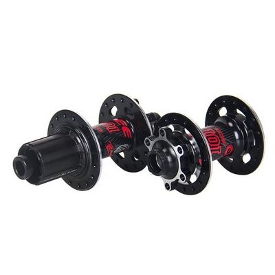 เครื่องเบรคดิสก์ 6 เล็บ 32 หลุมผ่านแกน QR Bike Hub Set สําหรับการปลดเร็วและง่าย