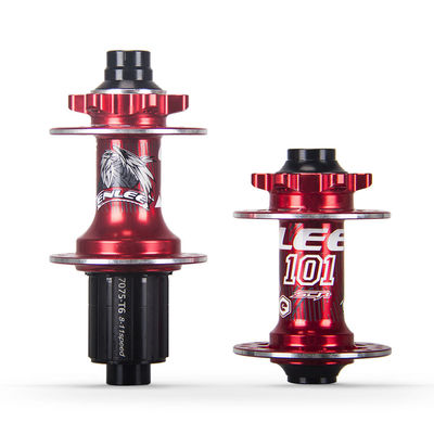 เครื่องเบรคดิสก์ 6 เล็บ 32 หลุมผ่านแกน QR Bike Hub Set สําหรับการปลดเร็วและง่าย