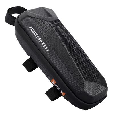 WEST BIKING กระเป๋าจักรยาน 1-1.5L กระเป๋าจักรยาน EVA กันน้ํา กระเป๋าแข็งและ 145g สําหรับกรอบจักรยานทางถนน