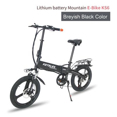 ตลาดของสหภาพยุโรป จักรยานไฟฟ้าพับขนาด 20 นิ้ว พร้อมมอเตอร์ 36V 250W และแบตเตอรี่ลิธีอุตสาหกรรม 10AH