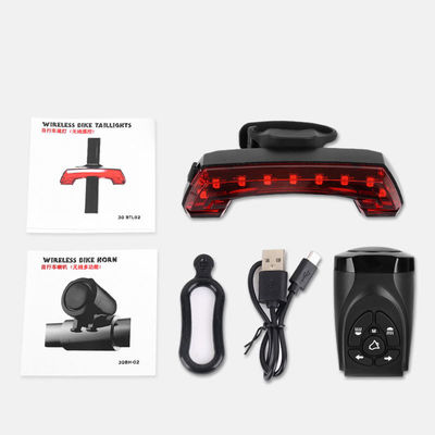 อยู่ปลอดภัยบนจักรยานด้วยไฟหลัง USB ที่ฉลาด และรีโมทควบคุมไร้สาย