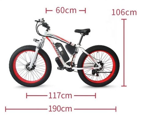 จักรยานไฟฟ้า 2000W ด้วยแบตเตอรี่ลิธีਅਮ 21AH และยางไขมัน 26x4.0 นิ้วใน EU Warehouse