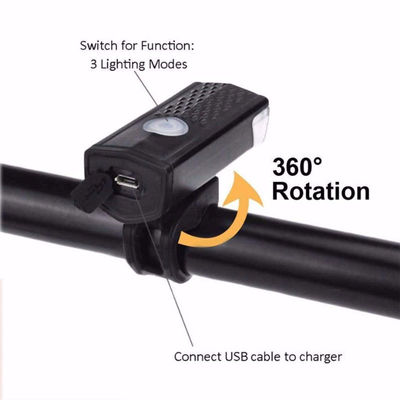 แสงหน้า แสงหลัง แสง USB LED ไฟจักรยานชาร์จใหม่ ไฟจักรยานสําหรับจักรยานภูเขา