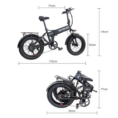 จักรยานไฟฟ้าทุกพื้นที่ 1000W 13AH ด้วยยางอ้วน 20x4.0 นิ้ว และเวลาชาร์จเร็ว