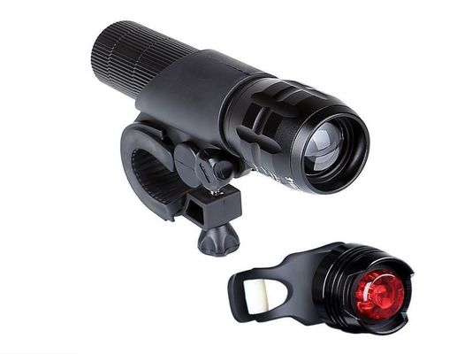 3 ใน 1 USB สามารถชาร์จได้ LED กันน้ํา Super Bright Zoom Headlight ไฟหลัง 50g น้ําหนัก
