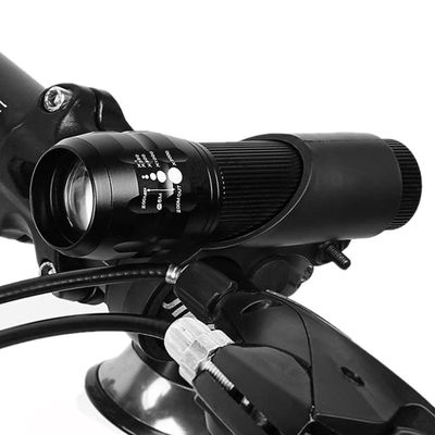 3 ใน 1 USB สามารถชาร์จได้ LED กันน้ํา Super Bright Zoom Headlight ไฟหลัง 50g น้ําหนัก