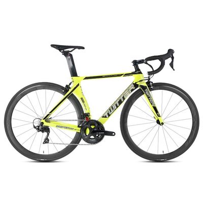 16 Speed Carbon Road Bike R2000-700C จักรยานแข่งขันไฟเบอร์คาร์บอนเต็มความยาว 1.7m