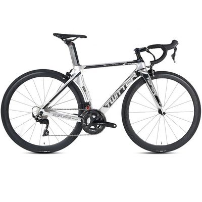TWITTER R7000-22 Speed Road Bike พร้อมเบรคไฮดรอลิกดิสก์และกรอบใยคาร์บอน