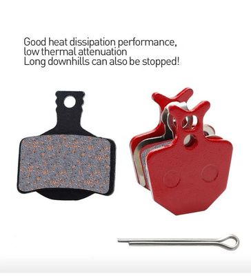 BB5 BB7 Bike Disc Brake Pads วัสดุครึ่งโลหะสําหรับการเบรคเรียบ 35x30.5mm