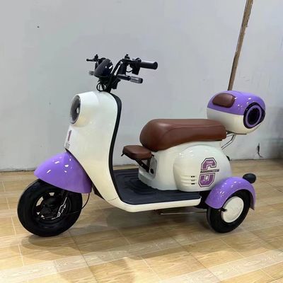 600W มอเตอร์พลังงาน 3 ล้อ รถสกูเตอร์สําหรับผู้ใหญ่