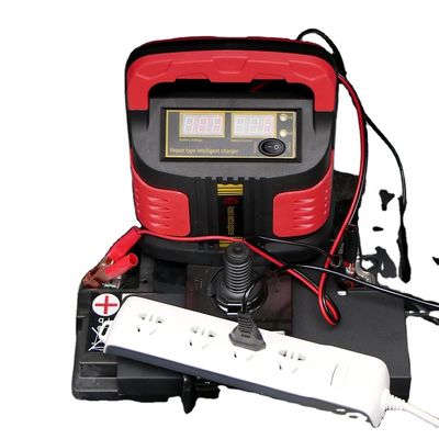 Tiroflx General 15A ชาร์จแบตเตอรี่อัตโนมัติที่ฉลาดสําหรับรถยนต์และจักรยานยนต์ 12V/24V