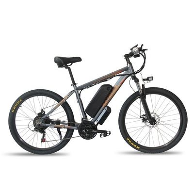 สัมผัสพลังงานของ 26&quot; มืออาชีพ K820 Mountain E-Bike 48V 350W มอเตอร์ฮับหลัง