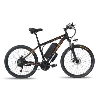 สัมผัสพลังงานของ 26&quot; มืออาชีพ K820 Mountain E-Bike 48V 350W มอเตอร์ฮับหลัง
