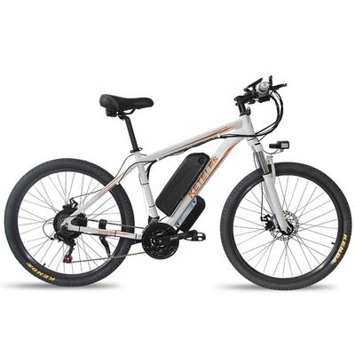 1000W 17.5AH ไฟฟ้า Mountain Bike 26 &quot; Mountain E-bike มอเตอร์ฮับหลัง สับสนธิอลูมิเนียม