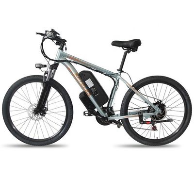 1000W 17.5AH ไฟฟ้า Mountain Bike 26 &quot; Mountain E-bike มอเตอร์ฮับหลัง สับสนธิอลูมิเนียม