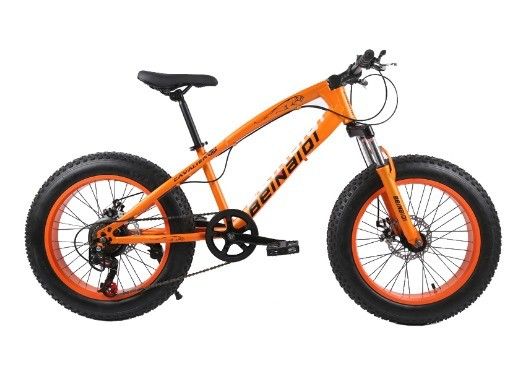 20 นิ้ว เด็กชายชายชายหาด Snow Bike 4.0 ยางอ้วน จักรยานภูเขากับ 7/21/24/27 ความเร็ว