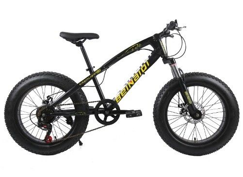 20 นิ้ว เด็กชายชายชายหาด Snow Bike 4.0 ยางอ้วน จักรยานภูเขากับ 7/21/24/27 ความเร็ว