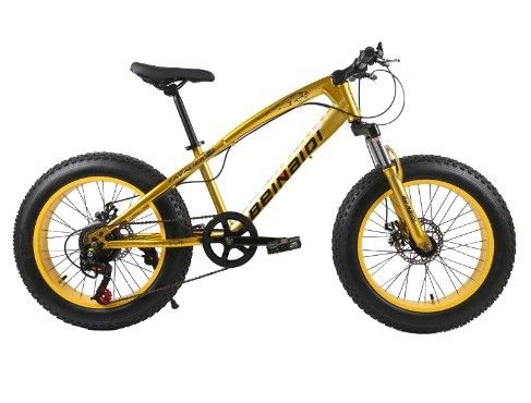 20 นิ้ว เด็กชายชายชายหาด Snow Bike 4.0 ยางอ้วน จักรยานภูเขากับ 7/21/24/27 ความเร็ว