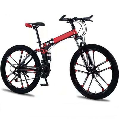 26 นิ้ว Opp กระเป๋า 10 ชิ้น ชายสแตนเลส Mountain Bike กับดิสก์เบรคและอะลูมิเนียมฟอร์ค