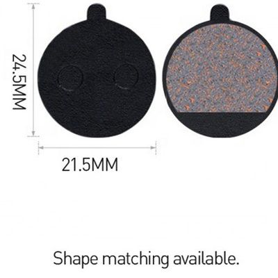 35x30.5mm แปดเบรคโลหะแดงสําหรับเม็ดเบรค MTB Mountain Bike
