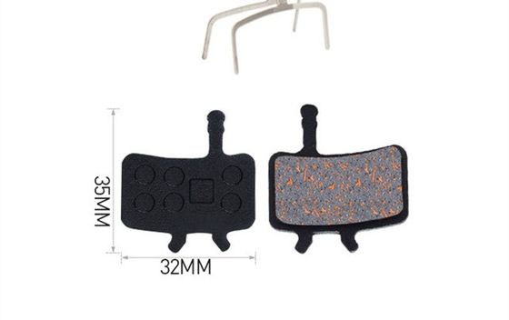 35x30.5mm แปดเบรคโลหะแดงสําหรับเม็ดเบรค MTB Mountain Bike