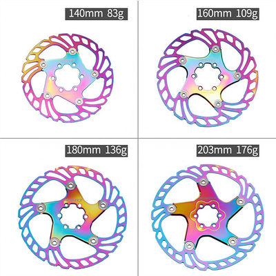 BMX RAINBOW 2021 Full CNC Road Bike Brake Disc 140/160/180/203mm เร็วเย็นลง