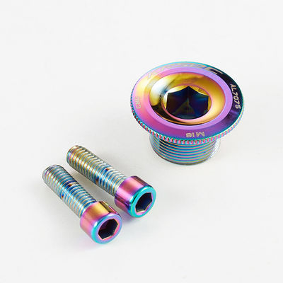 ประเภท CRANK 2021 สีอัลลูมิเนียม Bike Parts M18/M20 MTB Crankset Cover Screw