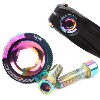 ประเภท CRANK 2021 สีอัลลูมิเนียม Bike Parts M18/M20 MTB Crankset Cover Screw